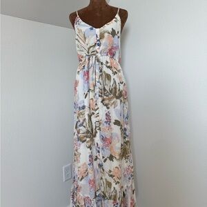 Lovestitch Pastel Floral Maxi Dress